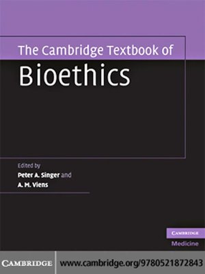 cover image of The Cambridge Textbook of Bioethics